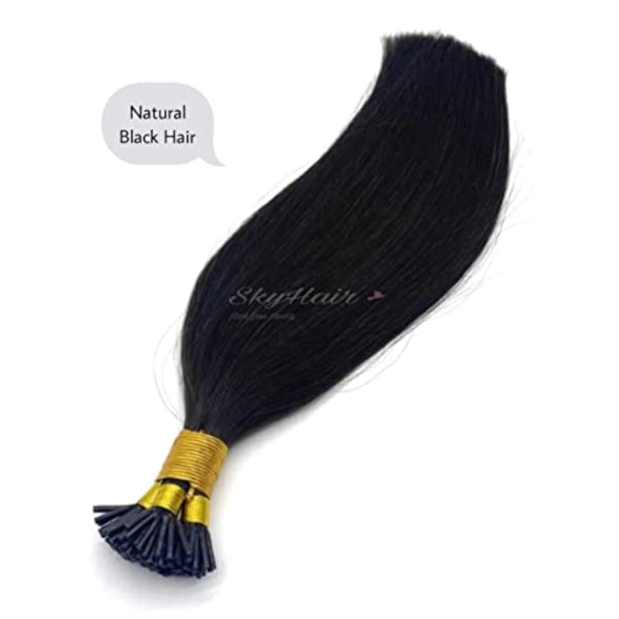 100% Remy Human Hair I Tip Extensions, Lightweight